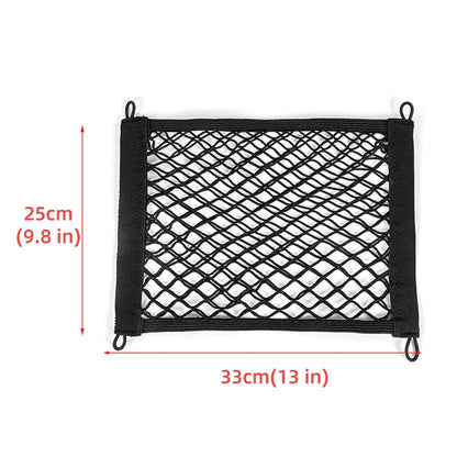 BL-210330 Car Door Net Bag Car Stretch Storage Bag Trunk Fire Extinguisher Side Net, Style: 35x25cm Fine Net by buy2fix
