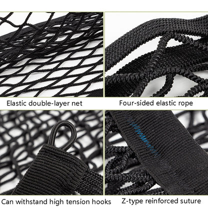 BL-210330 Car Door Net Bag Car Stretch Storage Bag Trunk Fire Extinguisher Side Net, Style: 35x25cm Fine Net by buy2fix