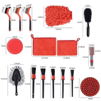 19 in 1  Car Wash Cleaning Brush Electric Drill Brush Head Cleaning Brush Tire Cleaning Brush - Car washing supplies by buy2fix | Online Shopping UK | buy2fix