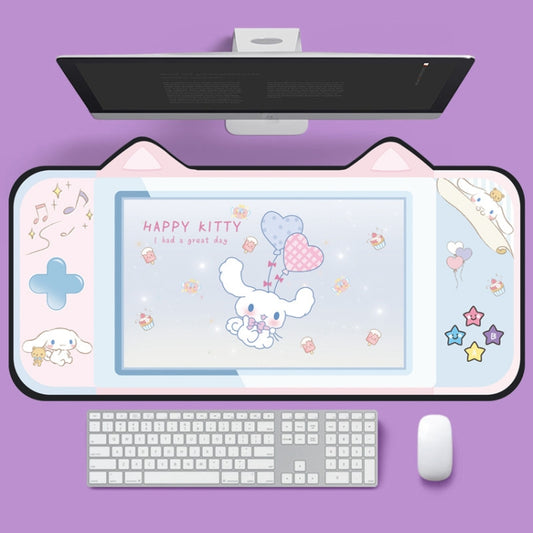 400 x 800 x 3mm Cute Cat Ear Computer Keyboard Desk Pad Mouse Pad(4) by buy2fix