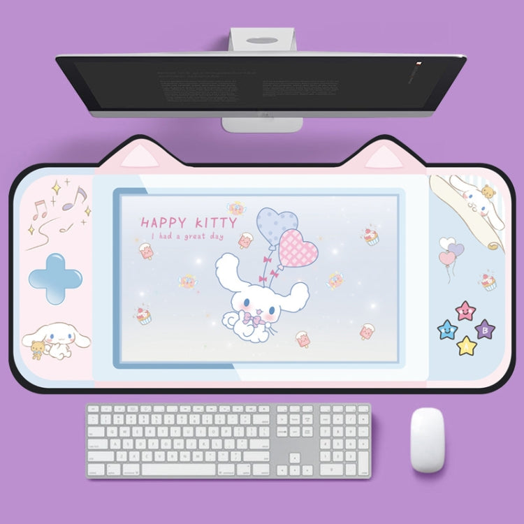 400 x 800 x 2mm Cute Cat Ear Computer Keyboard Desk Pad Mouse Pad(4) by buy2fix