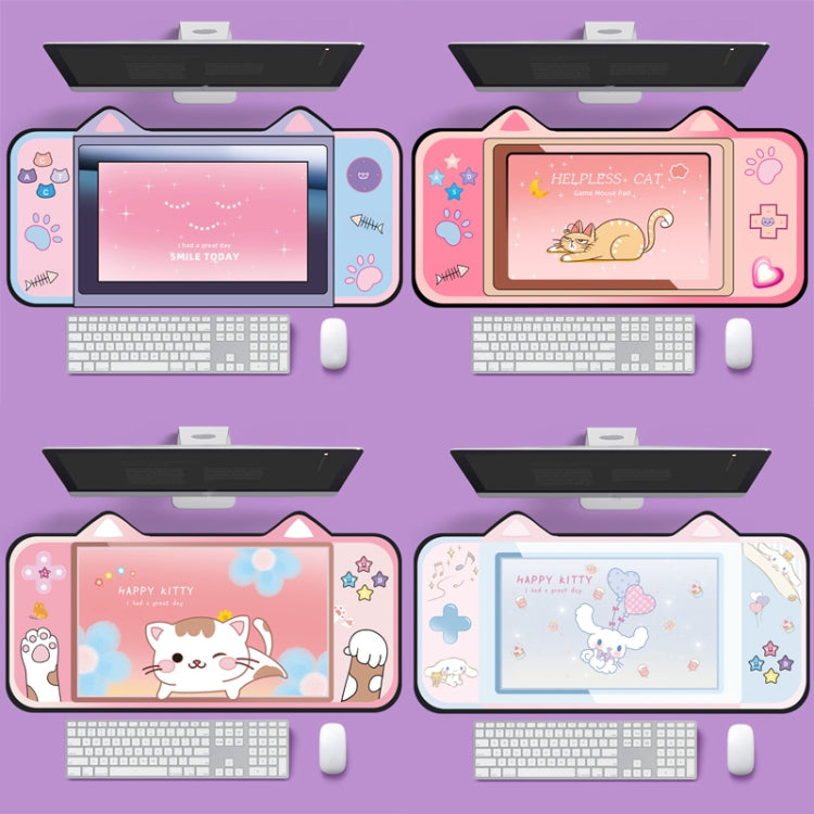 400 x 800 x 2mm Cute Cat Ear Computer Keyboard Desk Pad Mouse Pad(4) by buy2fix