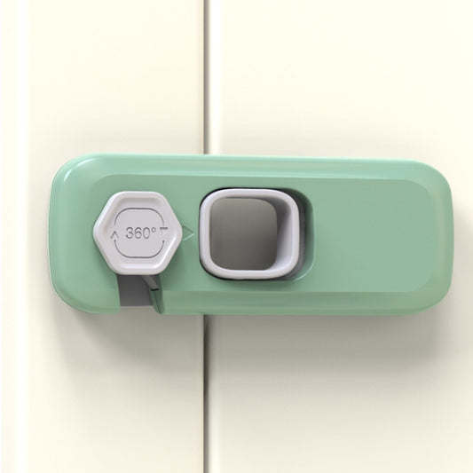 Children Anti-pinch Hand-opening Door Safety Lock(Green) - Safety Equipment by buy2fix | Online Shopping UK | buy2fix