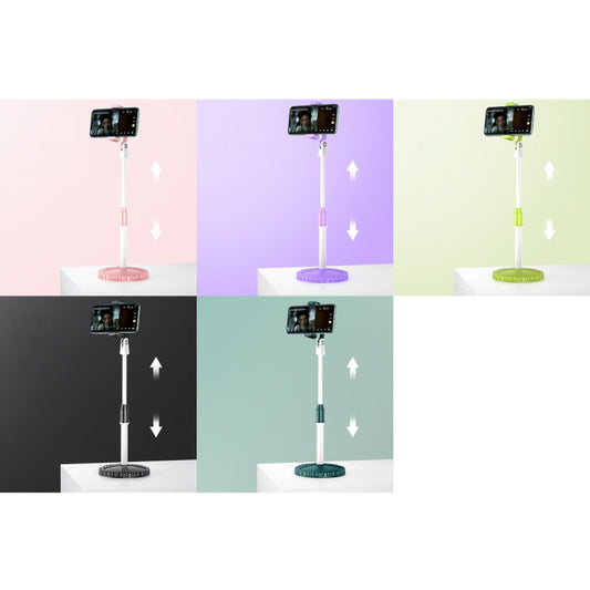 Multifunctional Lifting Colorful Live Bracket(Pink White) - Stand by buy2fix | Online Shopping UK | buy2fix