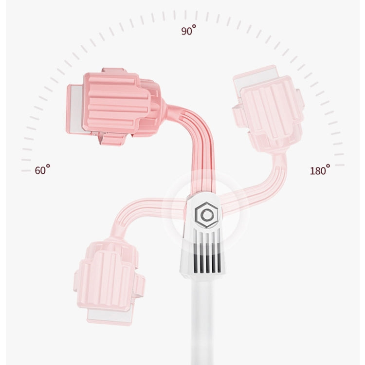 Multifunctional Lifting Colorful Live Bracket(Pink White) - Stand by buy2fix | Online Shopping UK | buy2fix
