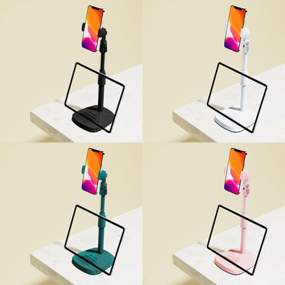 B7 Volcano Telescopic Live Bracket Tablet Phone Dual-Use Stand(Icon White) - Stand by buy2fix | Online Shopping UK | buy2fix