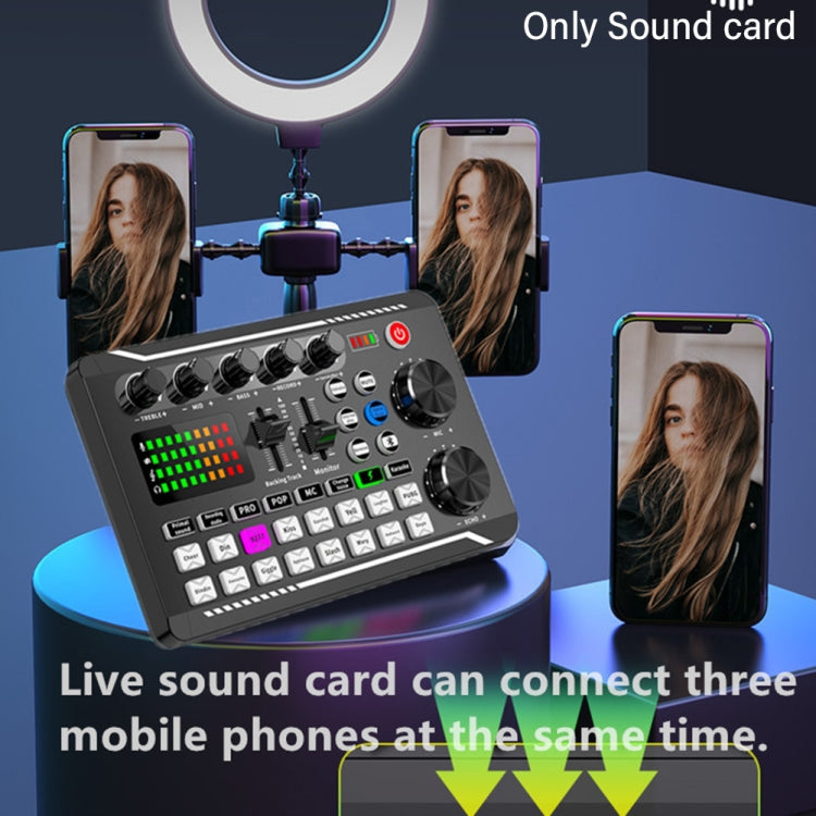 F998 Live Sound Card 16 Sound Effects Noise Reduction Mixers - Live Sound Effects Processors by buy2fix | Online Shopping UK | buy2fix