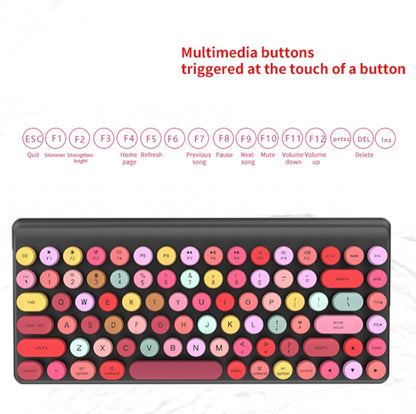 FV-W10 86-Keys 2.4G Wireless Keyboard and Mouse Set(Pink Mixed) by buy2fix