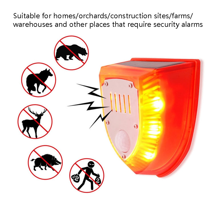 N911M Solar Animal Repeller Outdoor Sound And Light Alarm, Specification: Timing Model - Others Alarm by buy2fix | Online Shopping UK | buy2fix
