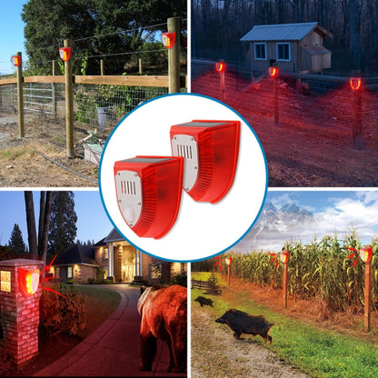 N911M Solar Animal Repeller Outdoor Sound And Light Alarm, Specification: Timing Model - Others Alarm by buy2fix | Online Shopping UK | buy2fix