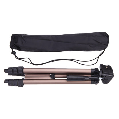 WT3130 Portable Camera Tripod Stand with Rocker Arm for DSLR Camera Camcorder(Brown) - Tripods by buy2fix | Online Shopping UK | buy2fix