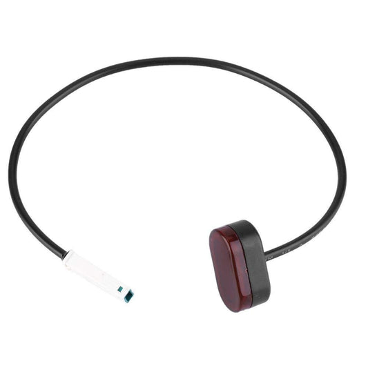 For Xiaomi Mijia M365 Scooter Rear Fending Plate Tail Light Brake Light With Cable & Chip(Black) - Accessories & Parts by buy2fix | Online Shopping UK | buy2fix