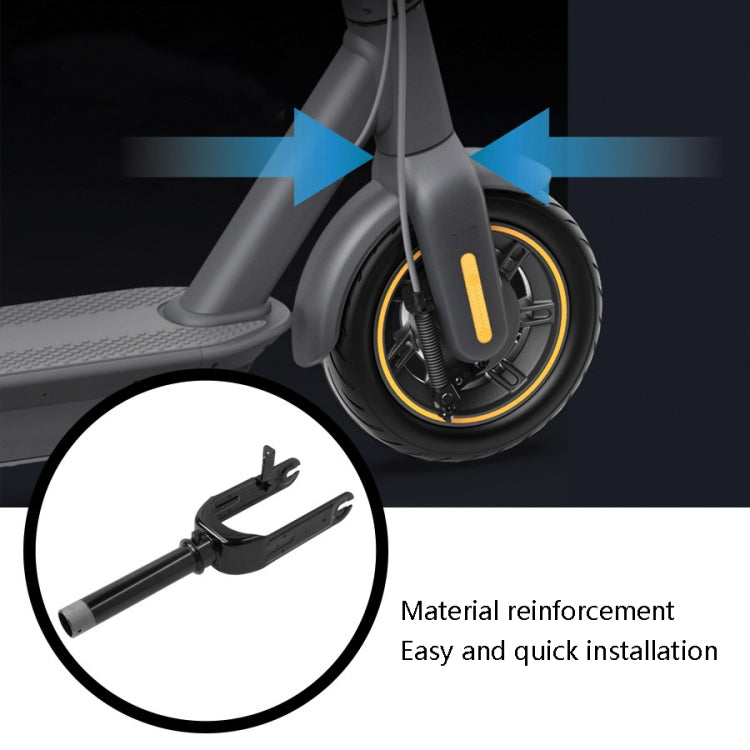 Scooter Accessories Front Wheel Front Fork Component For Ninebot MAX G30(Black) - Accessories & Parts by buy2fix | Online Shopping UK | buy2fix