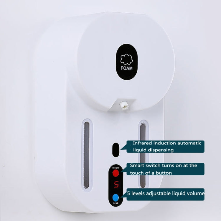 KLC-600 Automatic Induction Soap Dispenser Foam Hand Washing Device, Style: Charging Spray Version - Soap Dispenser by buy2fix | Online Shopping UK | buy2fix