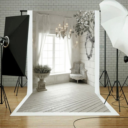 1.5m x 2.1m  Window Brick Wall Photo Studio 3D Photography Background - Brick Wall by buy2fix | Online Shopping UK | buy2fix