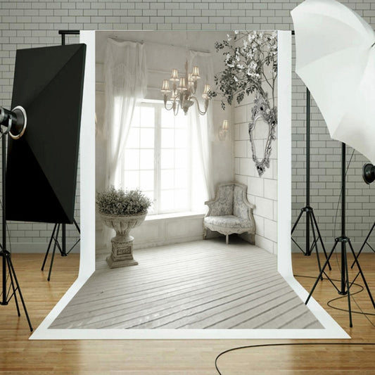 1.5m x 2.1m  Window Brick Wall Photo Studio 3D Photography Background - Brick Wall by buy2fix | Online Shopping UK | buy2fix