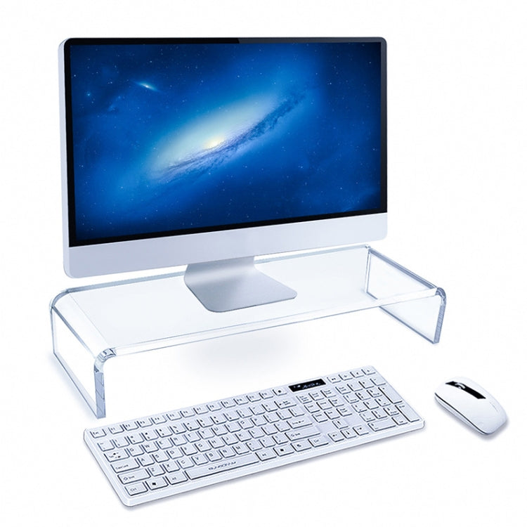 SYC0043 2 PCS Computer Monitor Desktop Increased Acrylic Base - Laptop Stand by buy2fix | Online Shopping UK | buy2fix