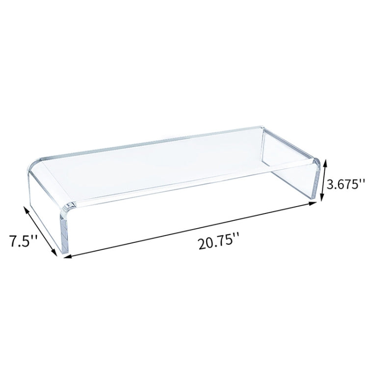 SYC0043 2 PCS Computer Monitor Desktop Increased Acrylic Base - Laptop Stand by buy2fix | Online Shopping UK | buy2fix
