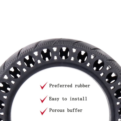 9.5 inch Electric Scooter Shock-Absorbing Honeycomb Solid Tires For Xiaomi Mijia M365(Black) - Accessories & Parts by buy2fix | Online Shopping UK | buy2fix