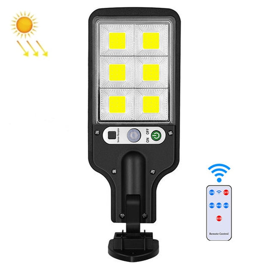 Solar Street Light LED Human Body Induction Garden Light, Spec: 616B-72 COB With Remote Control - Street Lights by buy2fix | Online Shopping UK | buy2fix