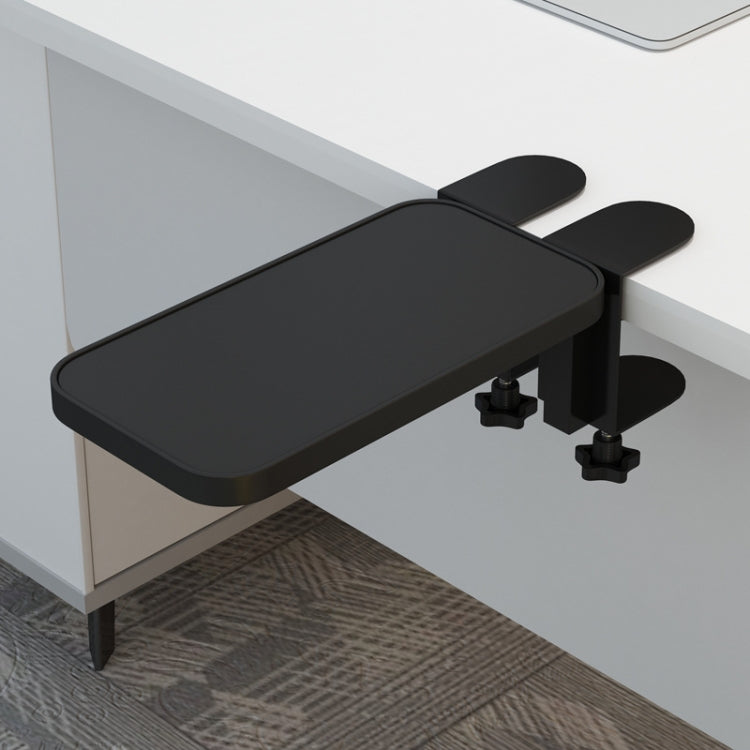 Computer Desk Rotatable Arm(Black Wooden Board) by buy2fix