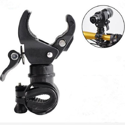3 PCS Bicycle 360 Degree Rotating Lamp Holder Lamp Clip(Black) by buy2fix