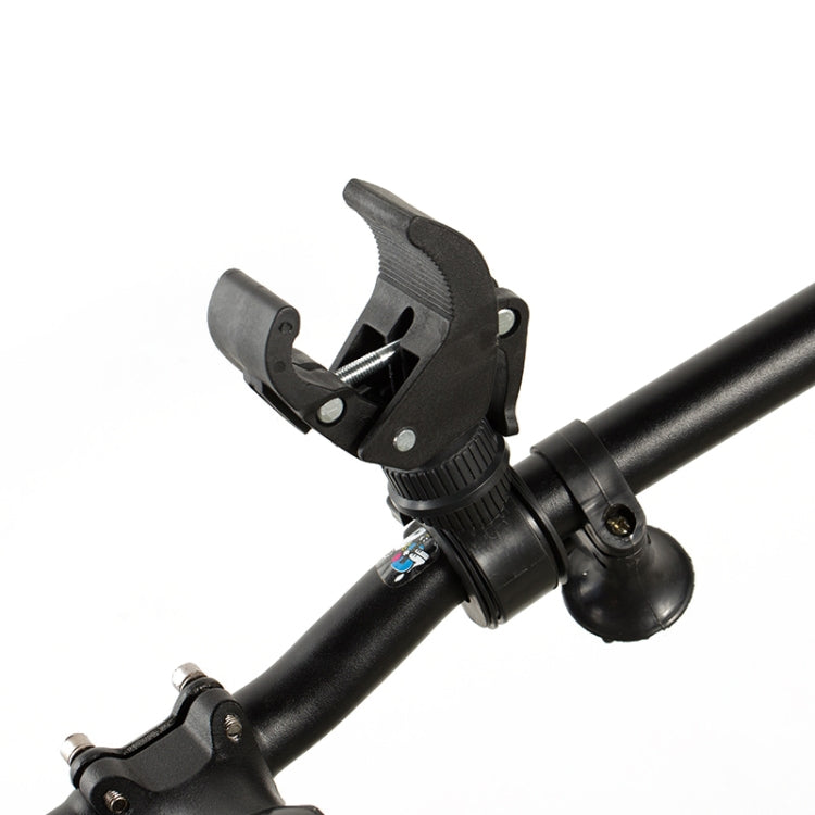 3 PCS Bicycle 360 Degree Rotating Lamp Holder Lamp Clip(Black) by buy2fix