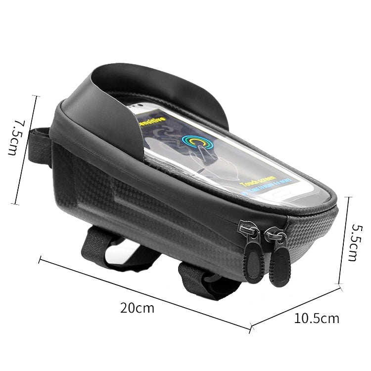 BG-0823 Mountain Bike Hard Shell Beam Bag Anti-Seismic Bike Bag(Black) by buy2fix