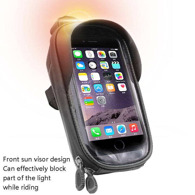 BG-0823 Mountain Bike Hard Shell Beam Bag Anti-Seismic Bike Bag(Black) by buy2fix