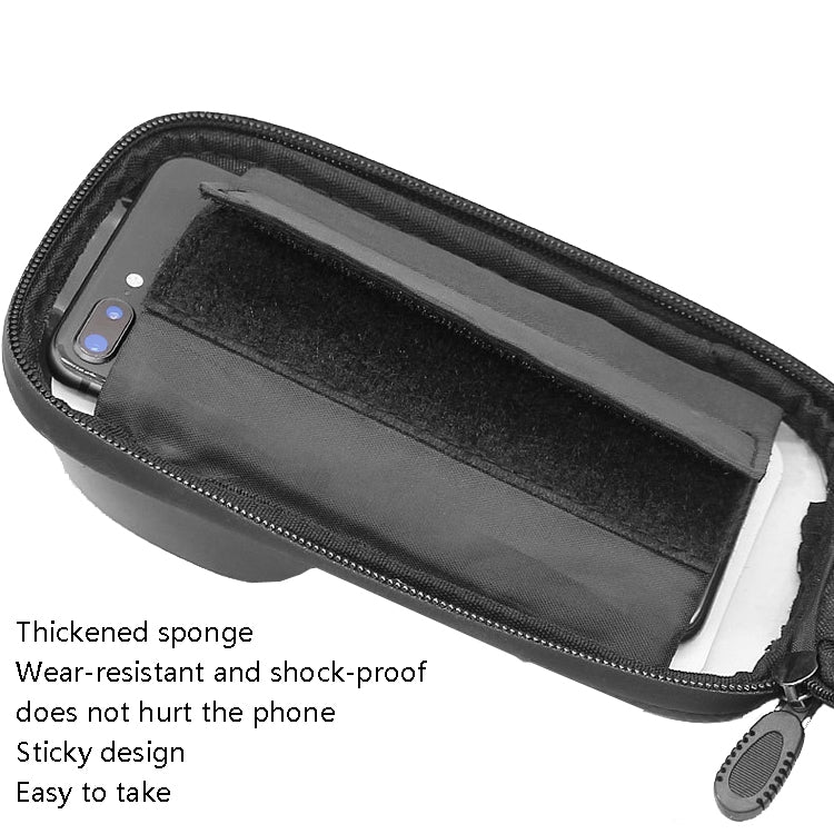 BG-0823 Mountain Bike Hard Shell Beam Bag Anti-Seismic Bike Bag(Black) by buy2fix