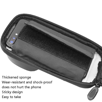 BG-0823 Mountain Bike Hard Shell Beam Bag Anti-Seismic Bike Bag(Black) by buy2fix