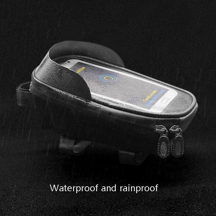 BG-0823 Mountain Bike Hard Shell Beam Bag Anti-Seismic Bike Bag(Black) by buy2fix