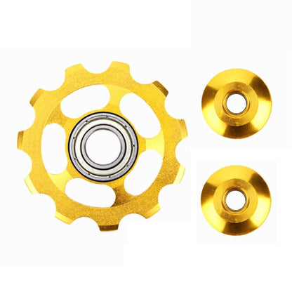 Mountain Bicycle Flywheel Guide Wheel(Gold) by buy2fix