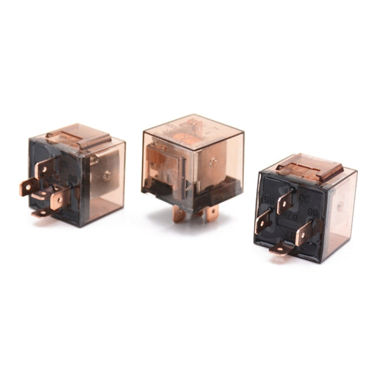 5 PCS 100A Automotive Relay With Indicator Light(24V 4 Plug 100A) - Relays by buy2fix | Online Shopping UK | buy2fix