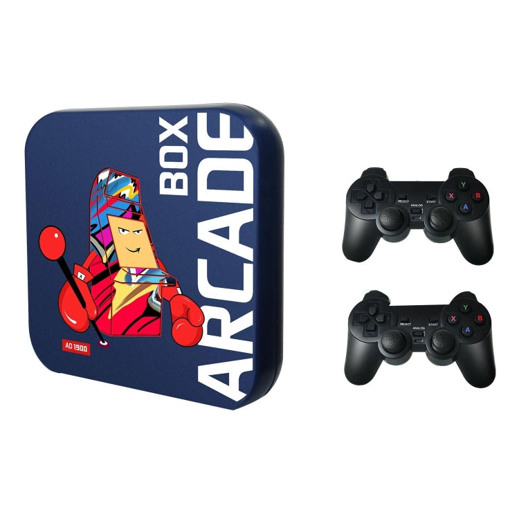 Arcade Box 64G Wireless Video Game Machine Box 4K HD Display For PS1/PSP/N64/DC, UK Plug by buy2fix