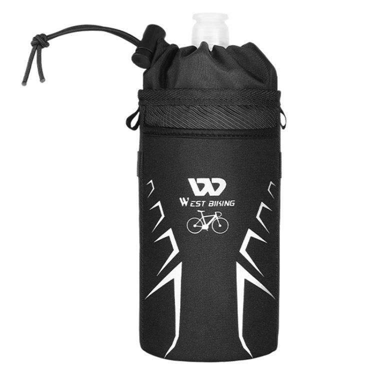 WEST BIKING Bicycle Insulated Water Bottle Bag(Black) by WEST BIKING