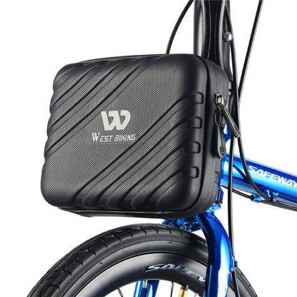 WEST BIKING 2L Folding Bike Hard Shell Storage Bag(Black) by WEST BIKING
