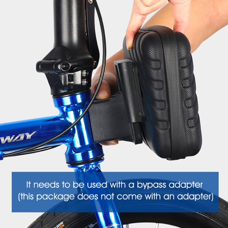 WEST BIKING 2L Folding Bike Hard Shell Storage Bag(Black) by WEST BIKING