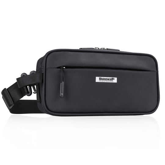 Rhinowalk X21921 2.5L Waterproof Bicycle Front Hanging Bag, Colour: Water Repellent (Matt Black)