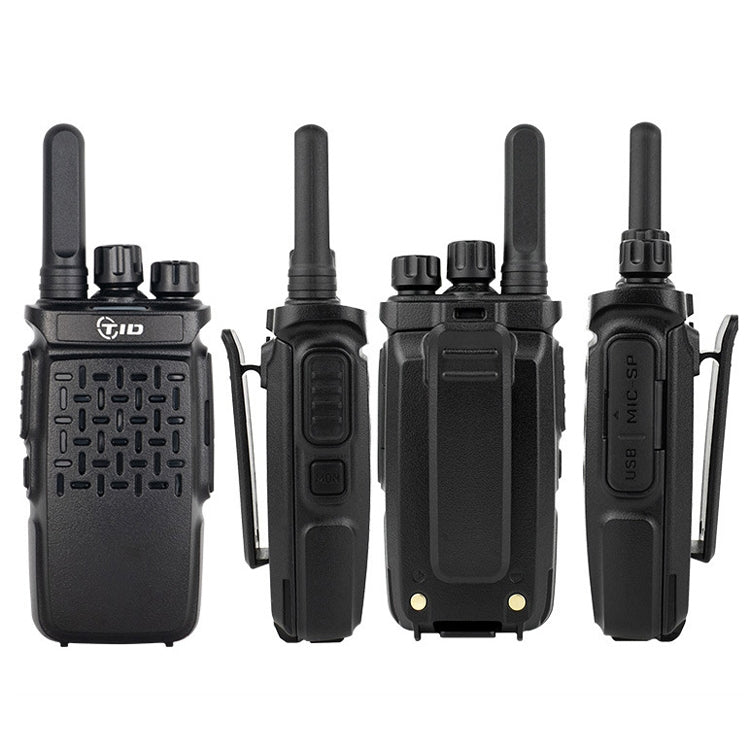 2pcs TID 118 Small Walkie Talkie Radio Communication, CN Plug by buy2fix