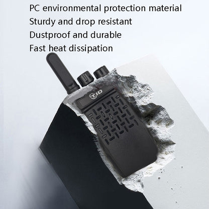 2pcs TID 118 Small Walkie Talkie Radio Communication, CN Plug by buy2fix