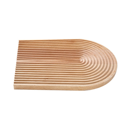 Small Elliptical  Wooden Tray Photography Shooting Props - Wooden Props by buy2fix | Online Shopping UK | buy2fix