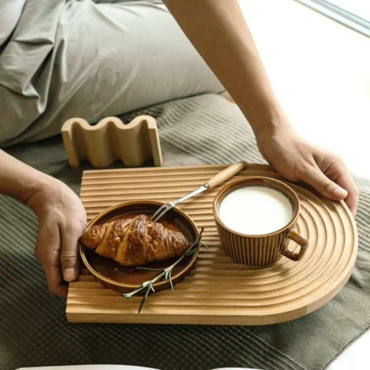 Small Elliptical  Wooden Tray Photography Shooting Props - Wooden Props by buy2fix | Online Shopping UK | buy2fix