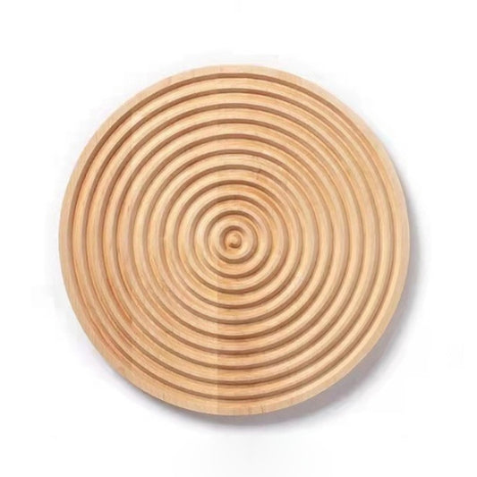 Large Circle Wooden Tray Photography Shooting Props - Wooden Props by buy2fix | Online Shopping UK | buy2fix