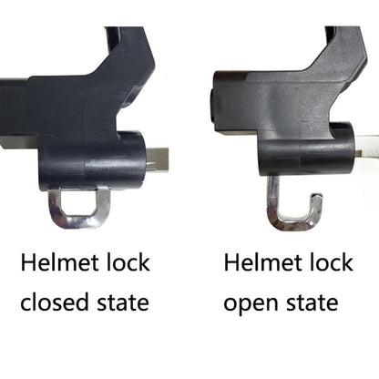 3 Sets Motorcycle Helmet Fixed Lock Hook(Black) - Helmets by buy2fix | Online Shopping UK | buy2fix