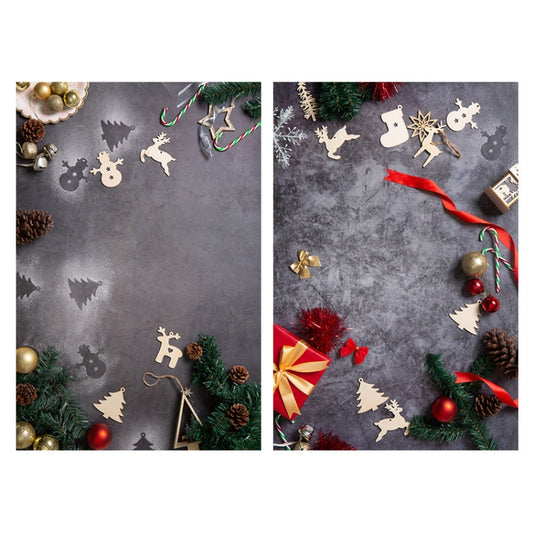3D Stereo Double-Sided Photography Background Paper(Christmas Gray) - Other by buy2fix | Online Shopping UK | buy2fix
