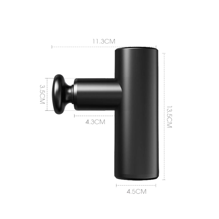 SX-566 Mini Muscle Massager Portable Brushless Motor Fascia Gun(Black) - Massage gun & Accessories by buy2fix | Online Shopping UK | buy2fix
