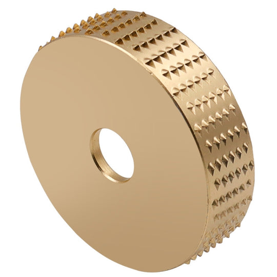 Corner Grinder Polishing Plate Woodworking Polishing Flat Disc(75mm Gold)