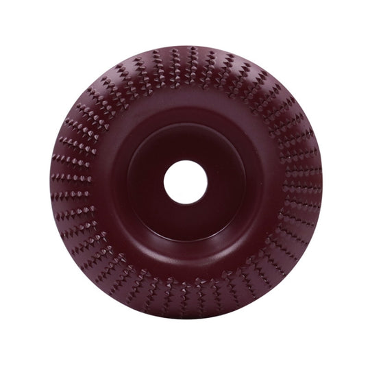 Woodworking Sanding Plastic Stab Discs Hard Round Grinding Wheels For Angle Grinders, Specification: 100mm Wine Red Curved