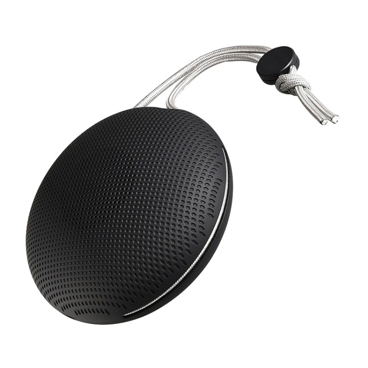 F5 TWS Outdoor Waterproof Mini Bluetooth Speaker with Lanyard Support Hands-free(Black) - Mini Speaker by buy2fix | Online Shopping UK | buy2fix